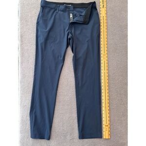 TravisMathew Men's Performance Golf Pants 33x29 Navy Blue Stretch Lightweight Co